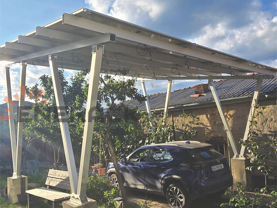 Wasserdichtes Carport-Solarmontagesystem