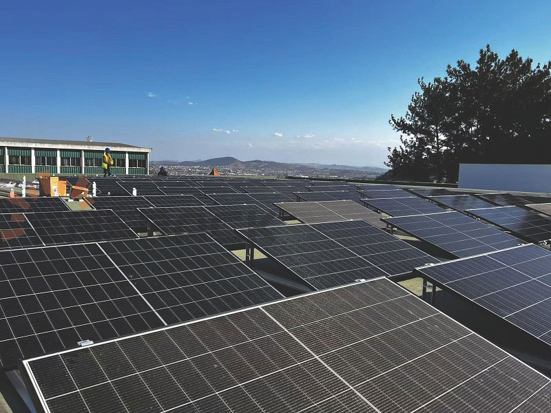 Ballasted solar mounting system