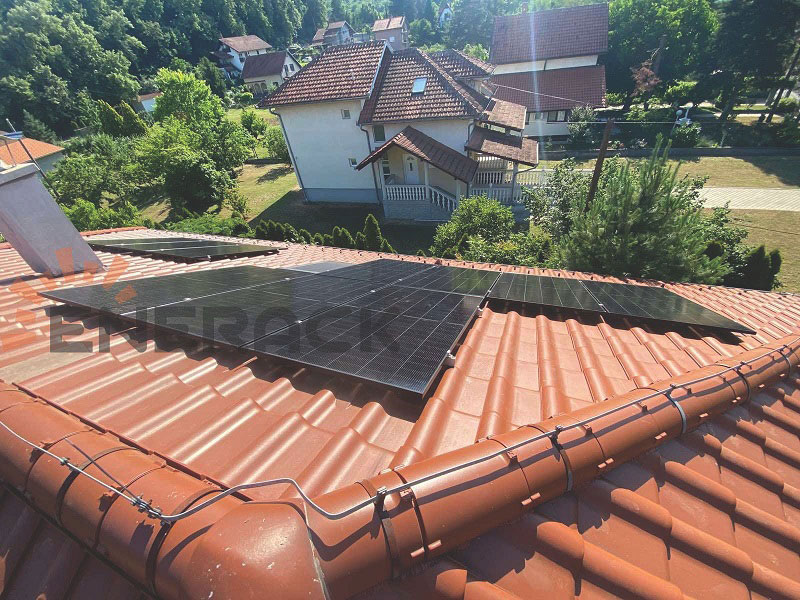 solar tile roof