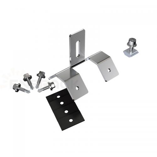 Metal roof hook for Trapezoidal sheet metal