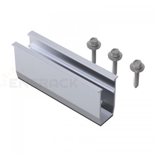 Mini rail for Corrugated or Trapezoidal sheet metal