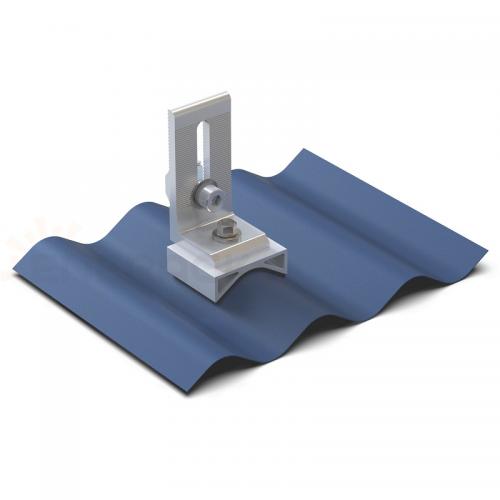 L feet adapter for Corrugated sheet metal