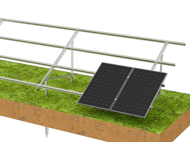 Standardmäßige Bodenmontageinstallation von Enerack