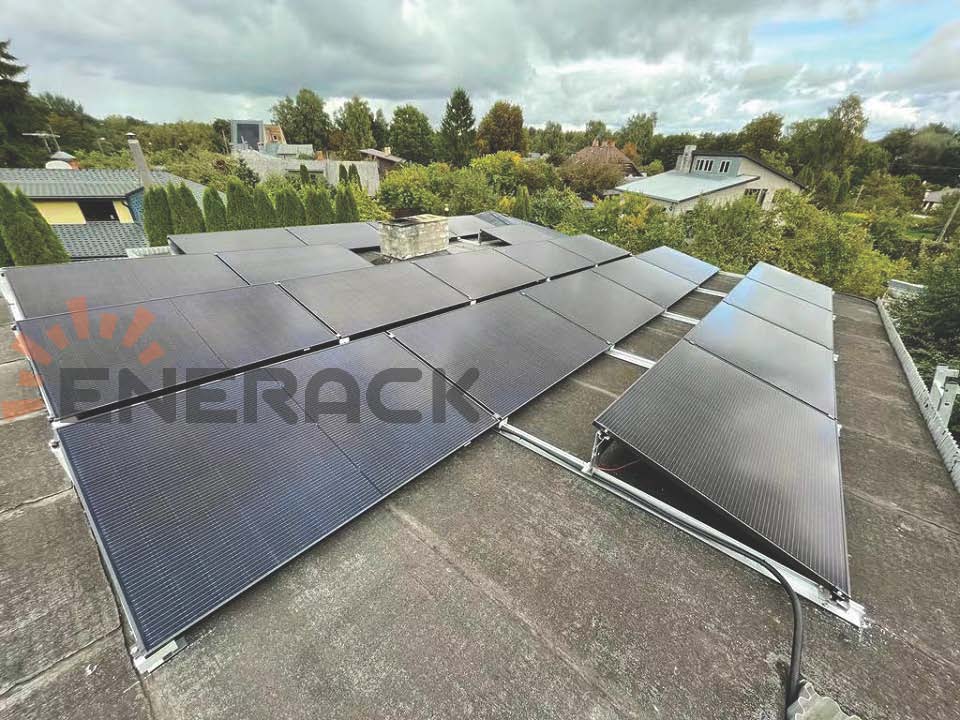 10KW Ballasted-PRO-System in Lettland