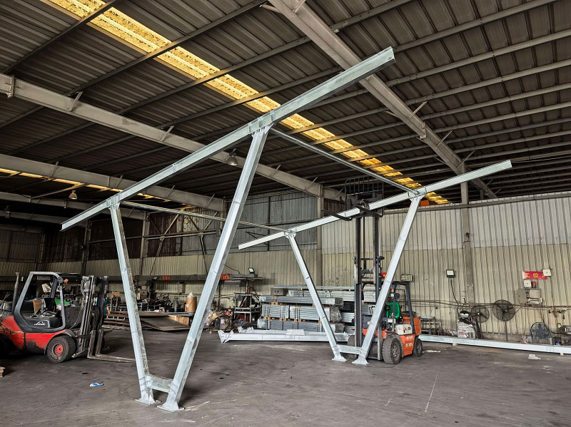 Feuerverzinkter Carport aus Kohlenstoffstahl