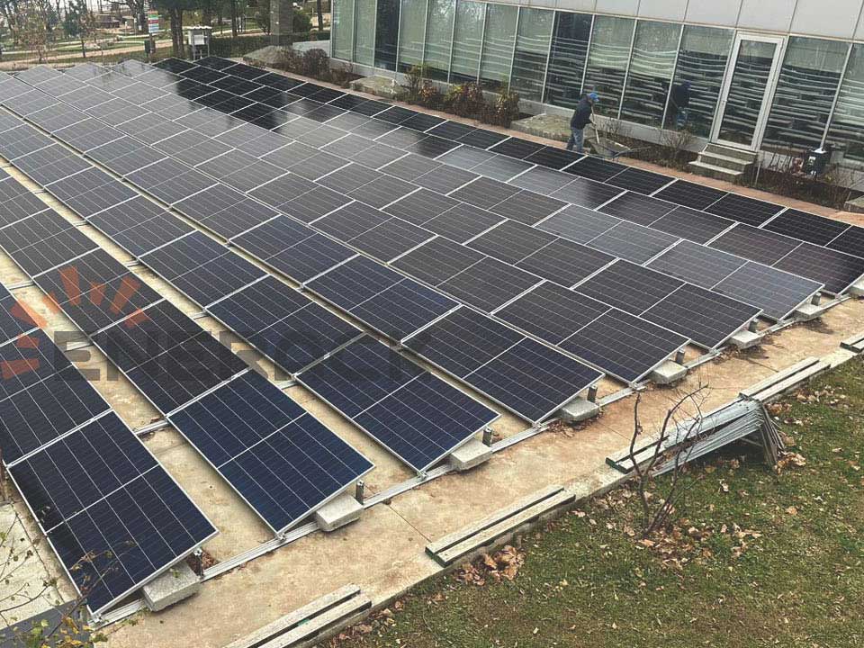 50KW Ballasted-PRO-System in Albanien