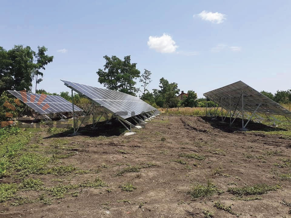 60KW Standard-Bodenmontagesystem in Bulgarien