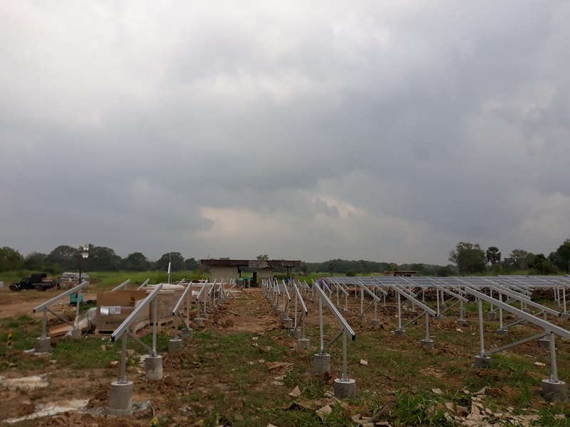 2-MW-Bodenmontagesysteme in Sri Lanka