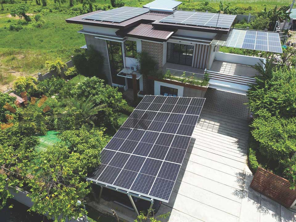 9KW wasserdichtes Carport-Solarmontagesystem auf den Philippinen